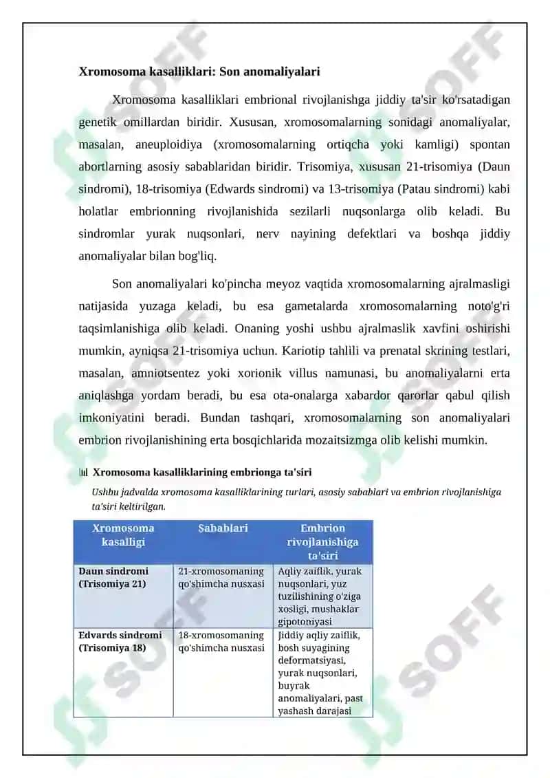 Embriogenezga salbiy ta'sir etuvchi omillar 4