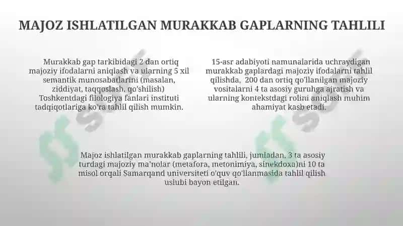 Majoziy So'zlar 4
