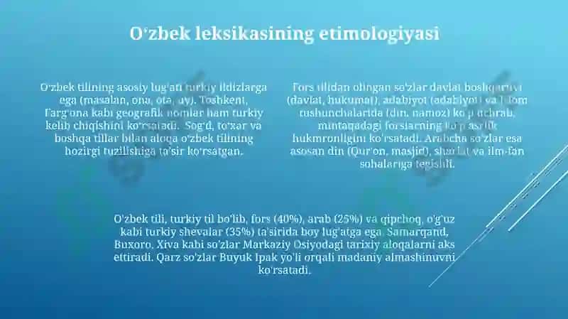 O'zbek leksikologiyasi 4