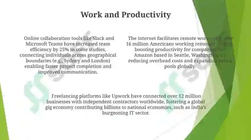 The role internet in our life 4