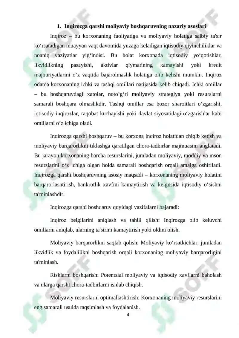Inqirozga qarshi moliyaviy boshqaruv mexanizmini takomillashtirish 4