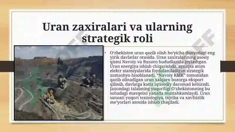 O‘zbekistonning foydali qazilmalari 4