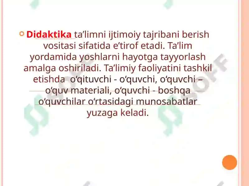 Didaktika ta’lim nazariyasi sifatida 4