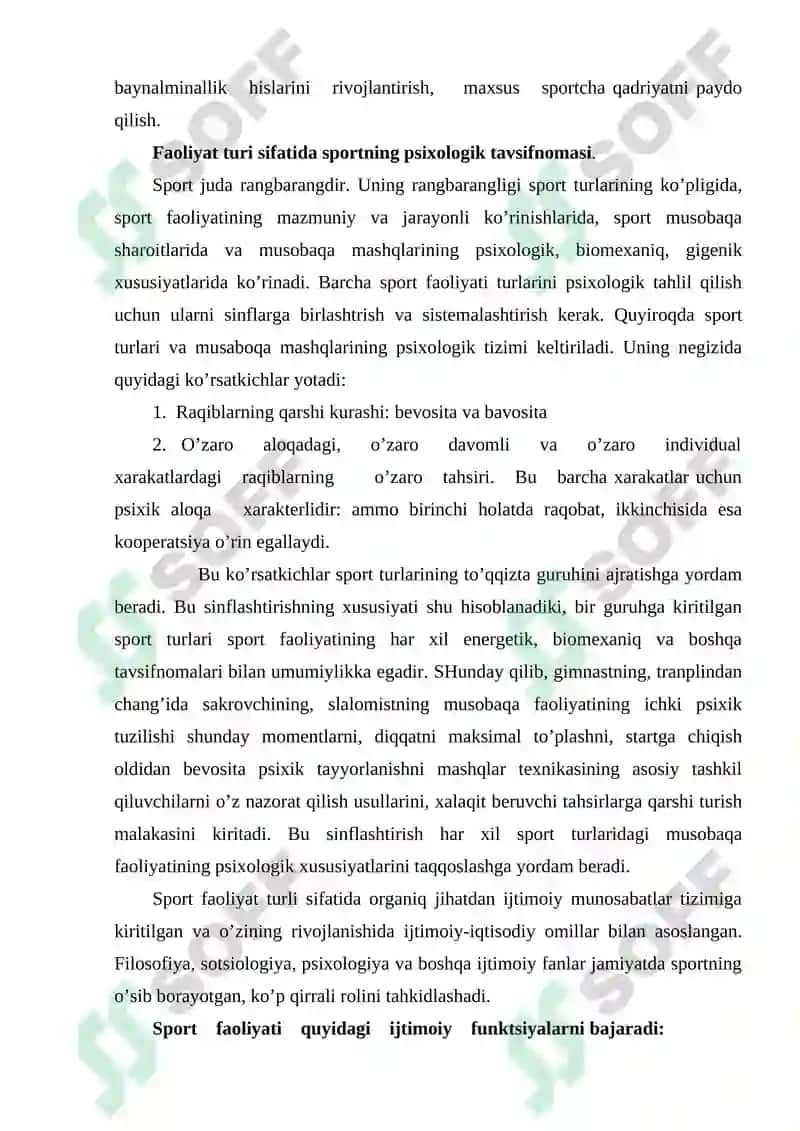 Sport faoliyati va uning psixologik xarakteristikasi 4