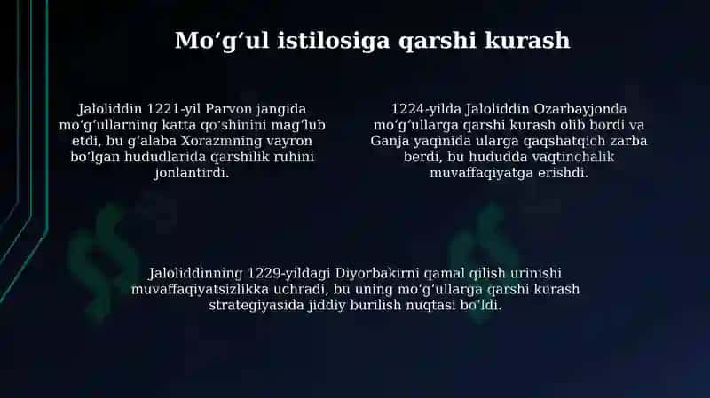 Jaloliddin Manguberdi - Vatan himoyachisi 4