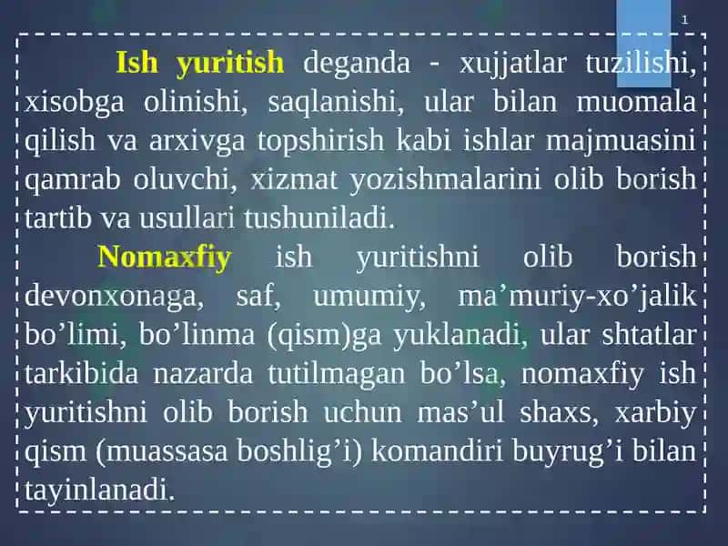 XIZMAT YOZISHMALARI 4