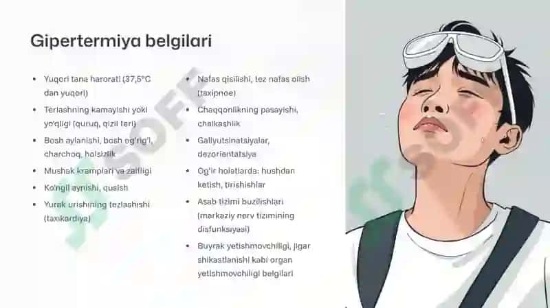 Gipertermiya sindromi va uni davolashda ishlatiladigan dori vositalari 4