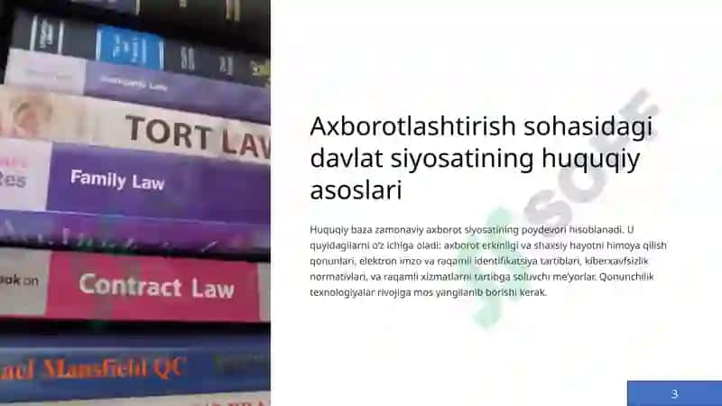 Axorotlashtirish sohasida davlat siyosati 4