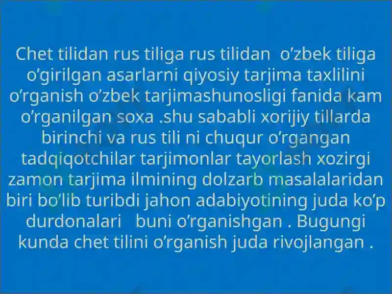 CHET TILI O’QITISH METODIKASI TARIXI VA RIVOJLANISHI 4
