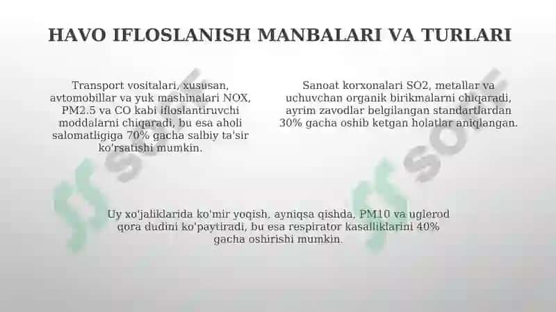 Shahar atmosferasining monitoringi va nazorati 4