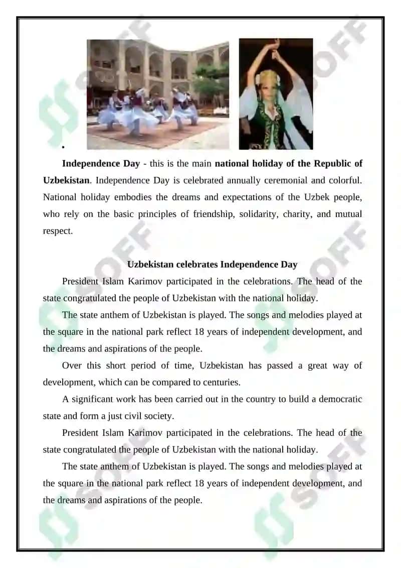 Independence Day of Uzbekistan 4
