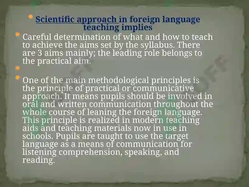 PRINCIPLES OF FOREIGN LANGUAGE TEACHING 4