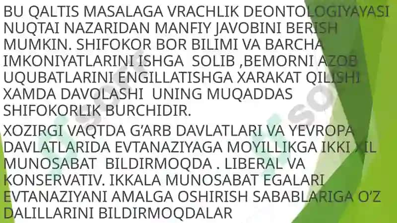 Evtanaziya muammolari 4