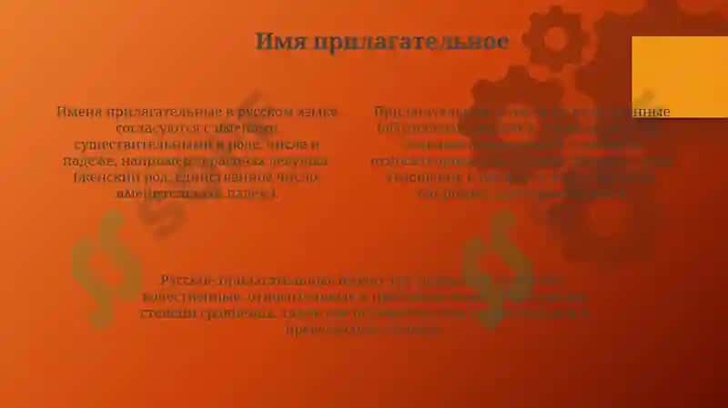 Части речи русского языка 4