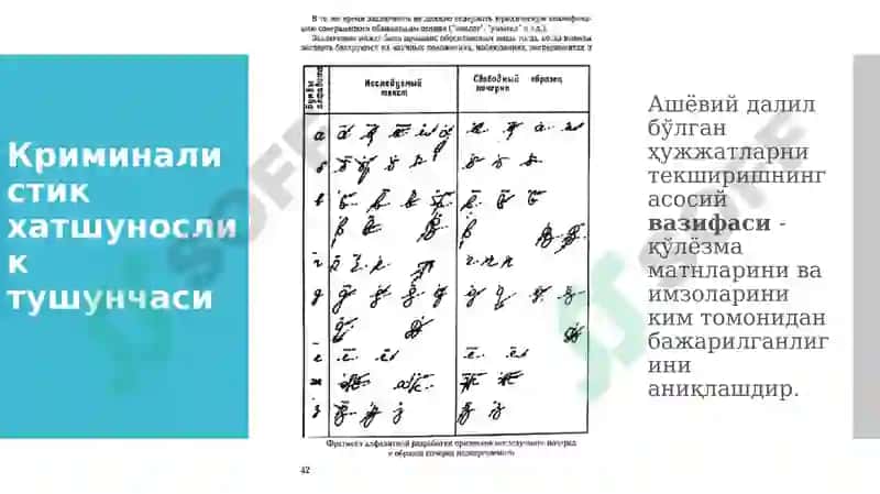 ҚЎЛЁЗМА МАТНЛАРНИ КРИМИНАЛИСТИК УСУЛДА ТЕКШИРИШ 4