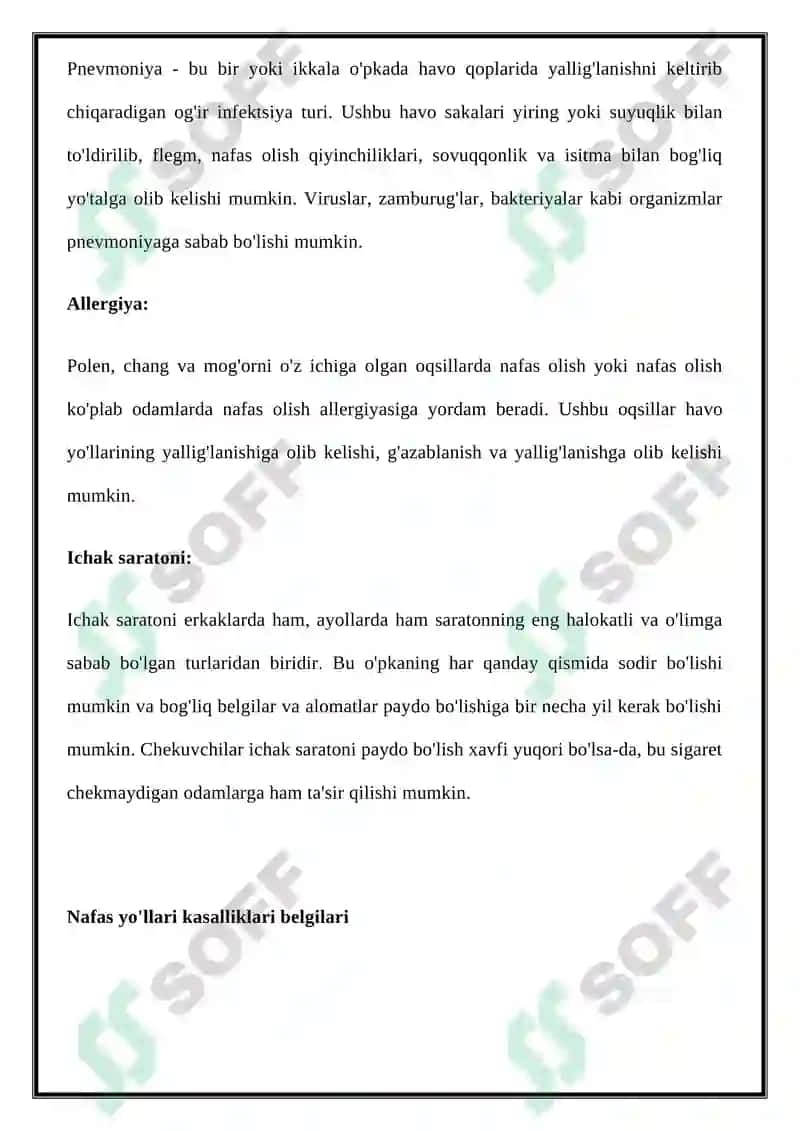 NAFAS YO’LI INFEKSIYALARI EPIDEMIOLOGIYASI 4