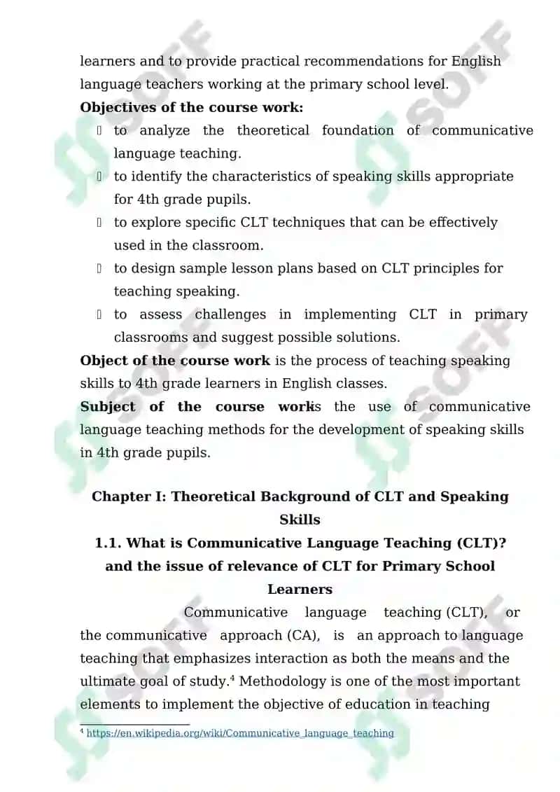 Theoretical Background of CLT and Speaking Skills 4