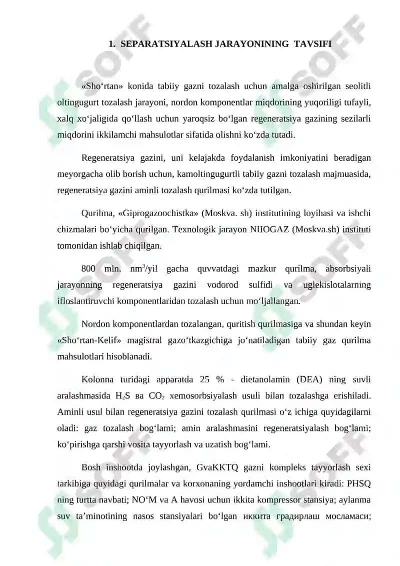 Separatsiyalash jarayonini avtomatlashtirish Sanoatni 4