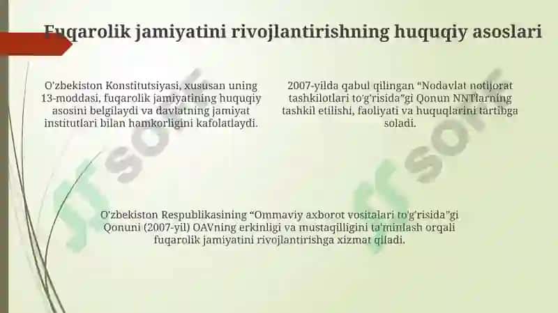 Fuqarolik Jamiyatining Shakllanishi va Asosiy Tamoyillari 4