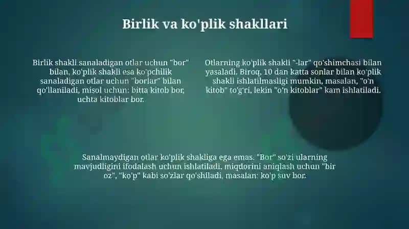 Bor va Borlar: Asosiy Qoidalar 4