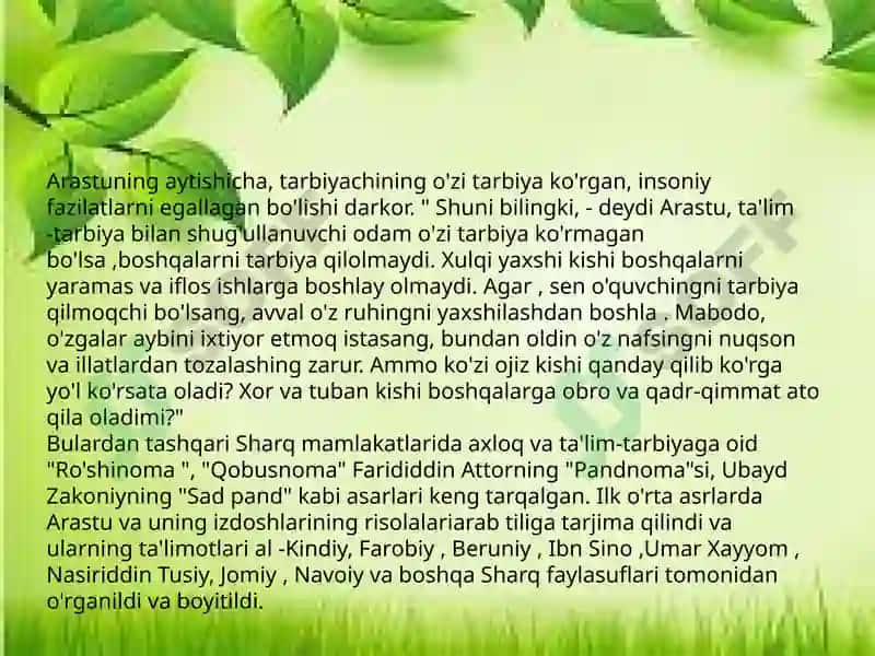 Tarbiyaning Umumiy Metodlari 4