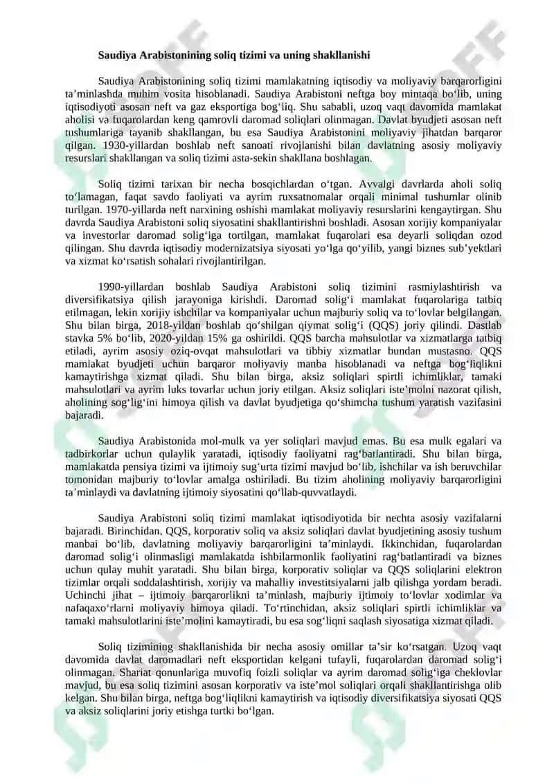 Saudiya Arabistoni soliq tizimi 4
