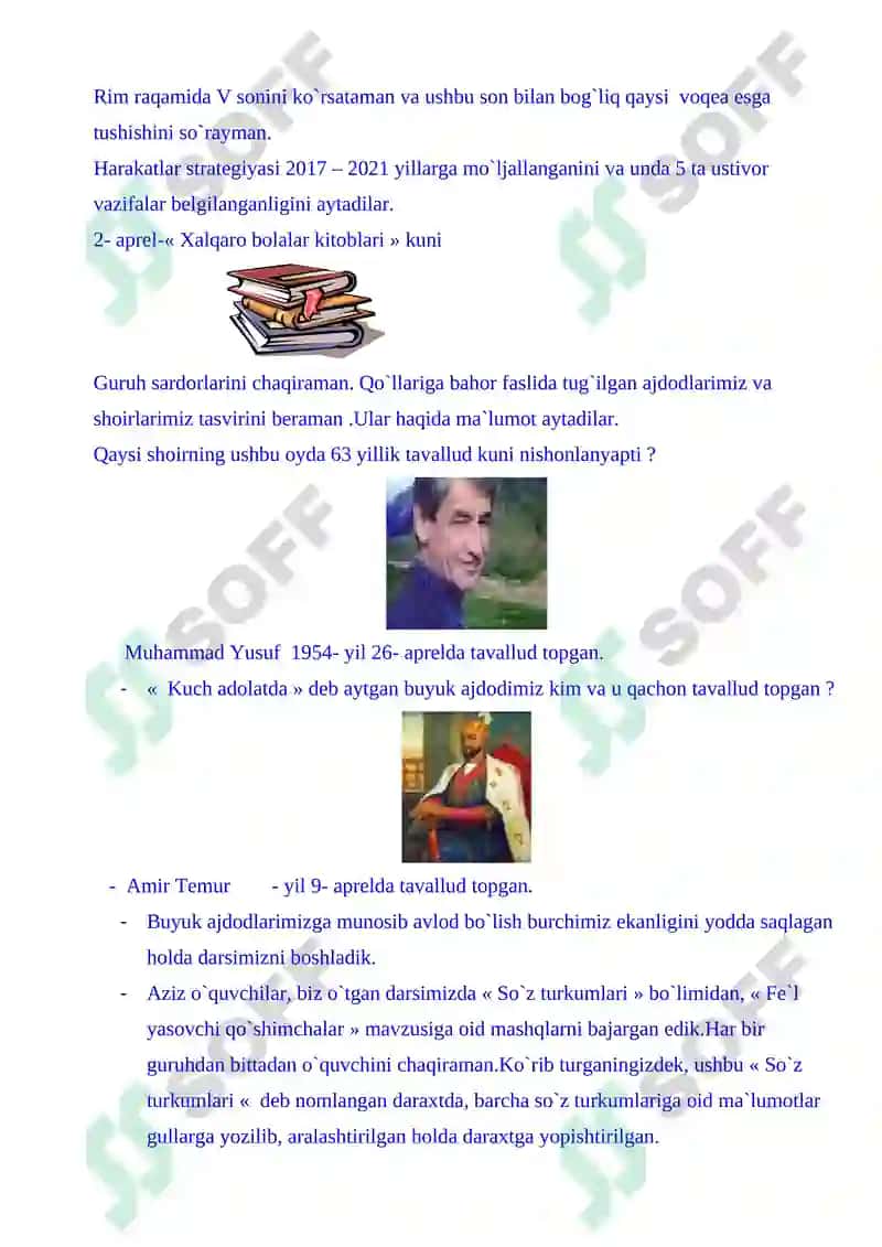 O'tilgan mavzuni takrorlash 4
