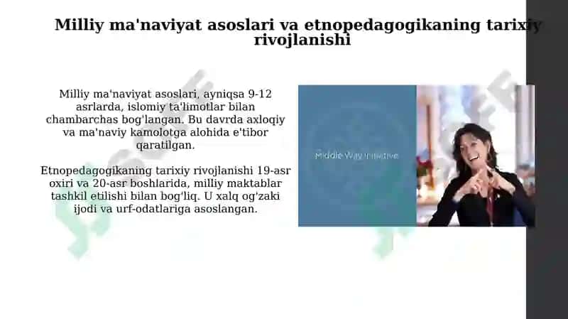 Etnopedagogika va Milliy ma'naviyat 4