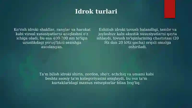 Idrokning turlari va qonuniyatlari 4