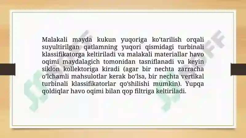 Oqimli tegirmonlar 4
