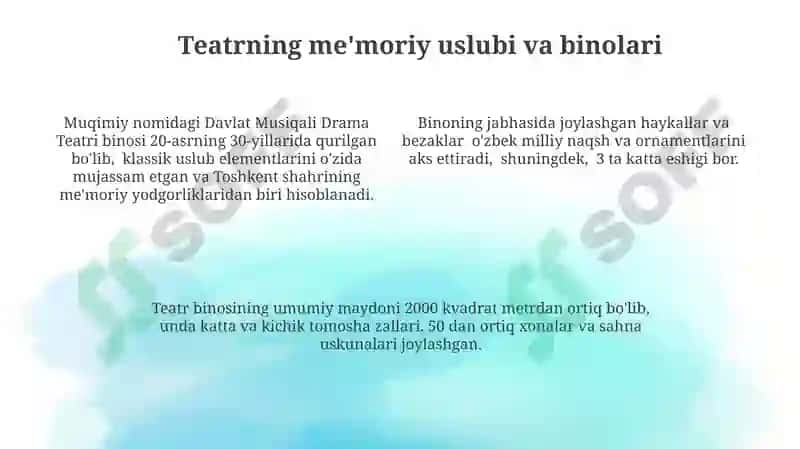 Oʻzbekiston davlat musiqali drama teatri 4