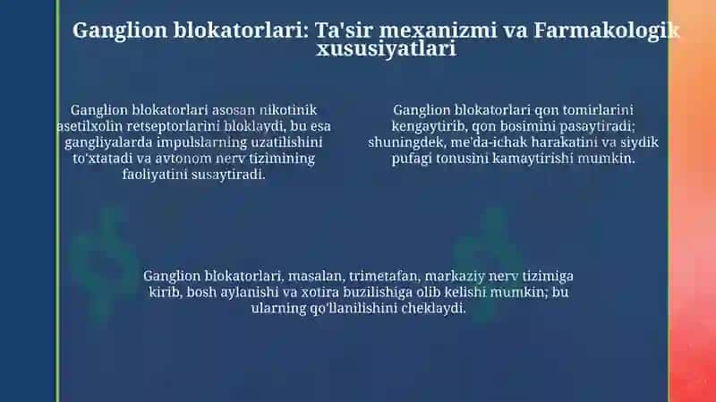 N-xolinergik dori vositalar 4