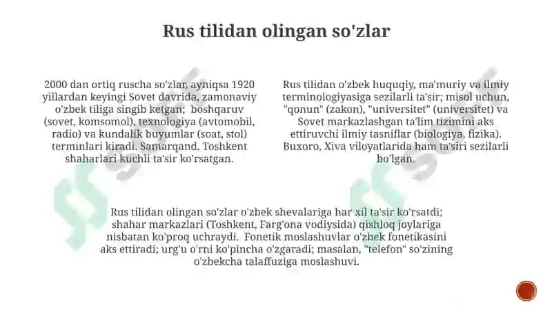Tarixiylik jihatdan o'zbek tili leksikasi 4