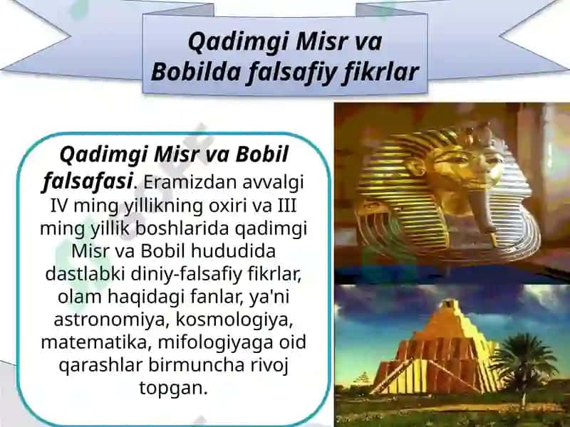 Qadimgi Sharqda Falsafiy Qarashlar Rivoji 4