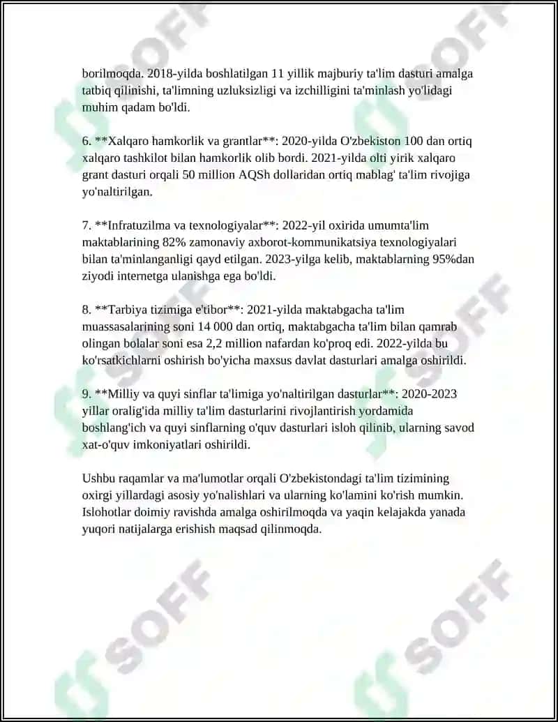O'ZBEKISTON RESPUBLIKASIDA IJTIMOIY OZGARISHLAR 4