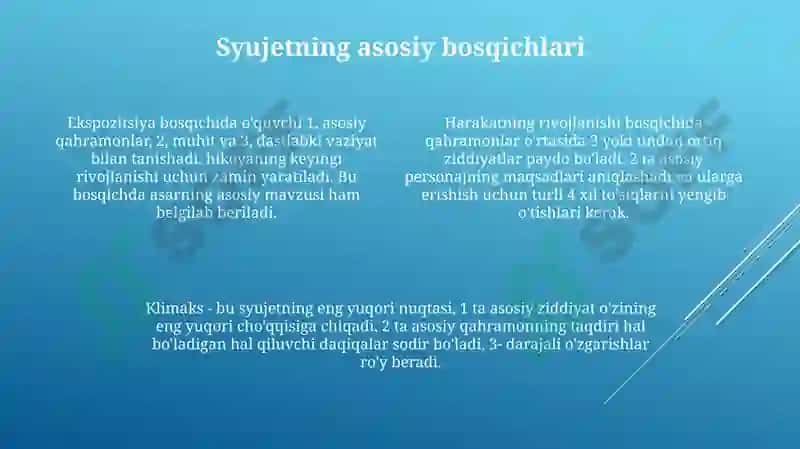 Syujet va uning turlari 4