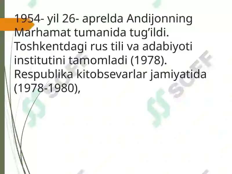 Muhammad Yusuf hayoti va ijodi 4