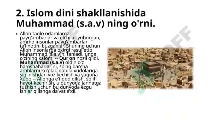 ISLOM DINI TARIXI VA MOHIYATI 4
