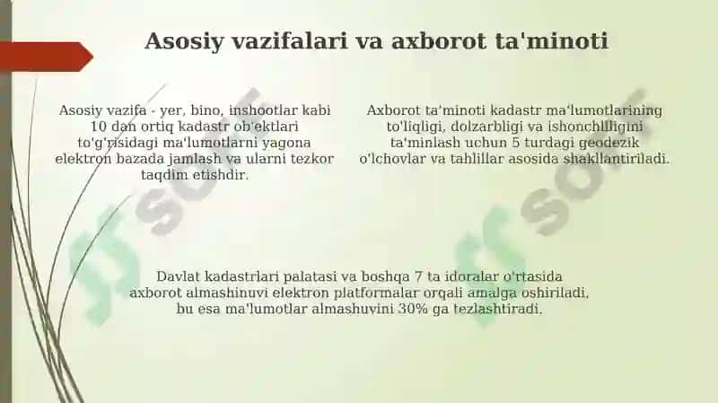 Davlat kadastrlari yagona tizimi 4