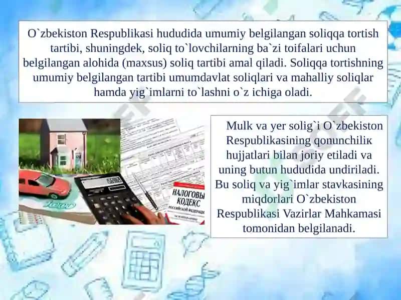O'zbekiston Respublikasi soliq tizimi 4