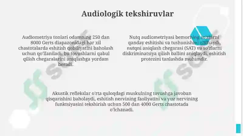 Quloq kasaliklarida diagnostik usullar 4