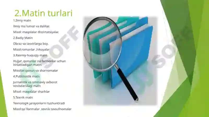 Matn va uning turlari 4