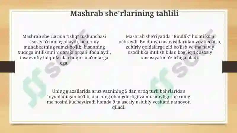 Mashrab lirikasi 4