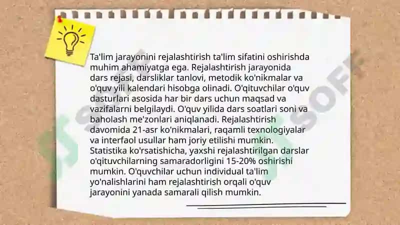 O’quv mashg’ulotlarini tashkil etish metodikasi 4
