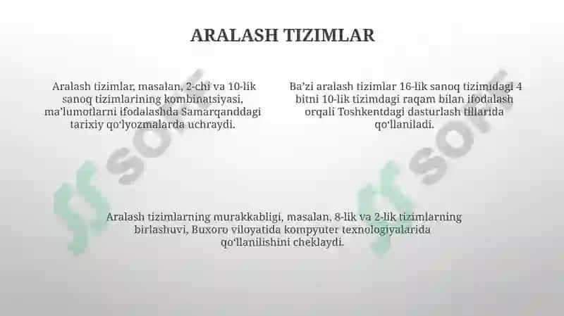 Raqamli Tizimlar va Axborotlar 4
