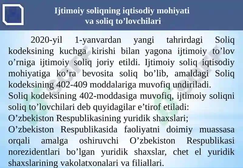 Ijtimoiysoliq va yig'imlar 4