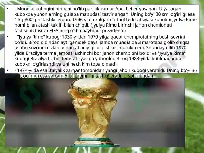 Millionlar o’yini Futbol haqida 4