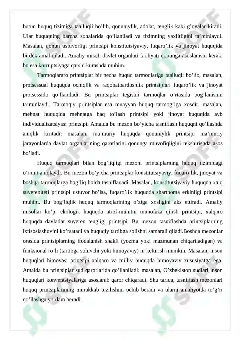 Huquq printsiplarining tasnifi 4