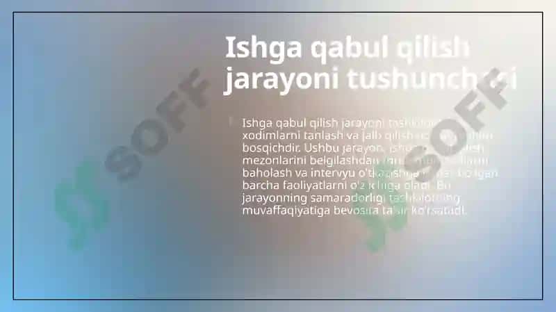 Ishga qabul qilish mezonlari 4