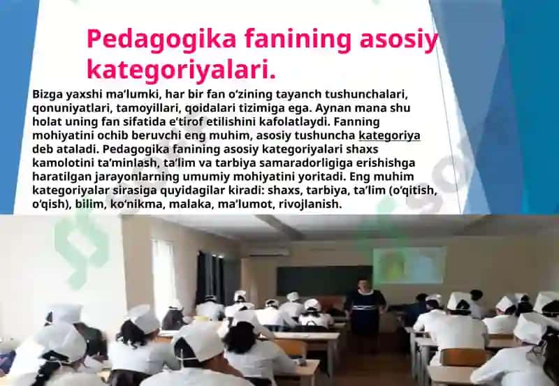 Pedagogika fan sifatida | 2025-yil 4